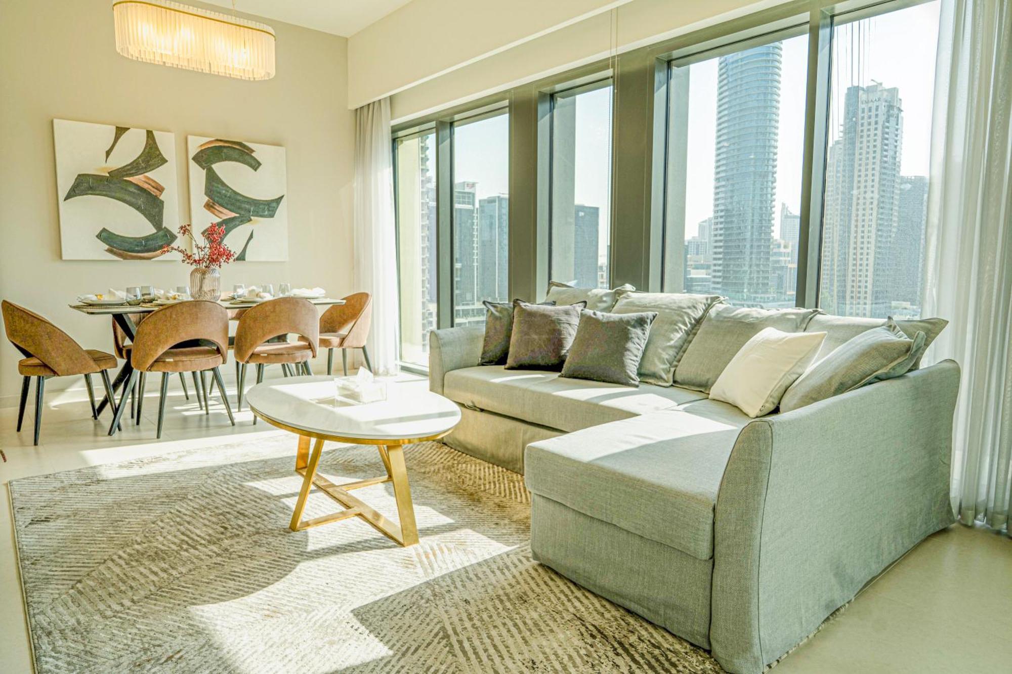 First Class 2Br With Full Burj Khalifa View Dubai Exterior photo